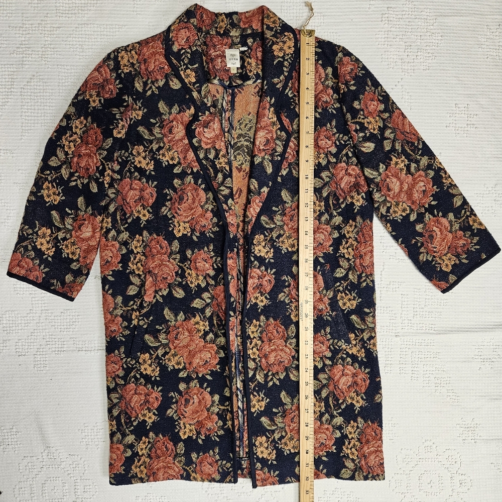 Floral Open Front Jacket - Picture 8 of 16